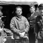 Rudolf Höss, el comandante de Auschwitz, después de ser arrestado por los aliados