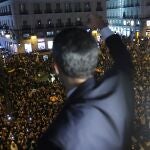 Guaidó se dirige a los venezolanos desde la Puerta del Sol