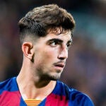 Monchu con el Barcelona.