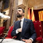 Torrent en la sesión del Parlamaneto de Cataluña