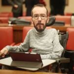 El portavoz de Unidas Podemos en el Congreso, Pablo Echenique