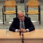 El coronel Pérez de los Cobos, durante su segunda jornada de declaración como testigo en el juicio contra la ex cúpula de los Mossos
