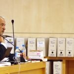 El presidente de Ausbanc, Luis Pineda, durante el juicio que se celebra en la Audiencia Nacional