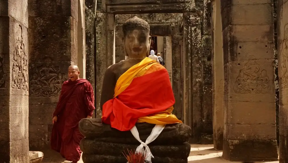 Templos camboyanos de Angkor Wat