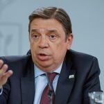 El ministro de Agricultura, Pesca y Alimentación, Luis Planas, ayer, en La Moncloa
