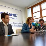 María José Catalá, durante la rueda de prensa de este viernes