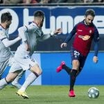 Adrián, durante un partido contra Osasuna / Instagram