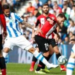 Willian José con la Real Sociedad.
