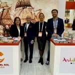 Stand de Turismo Costa del Sol en la feria IMTM de Tel Aviv