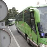 Imagen de archivo de un autobús interurbano de Madrid