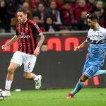 Davide Calabria con el Milán.
