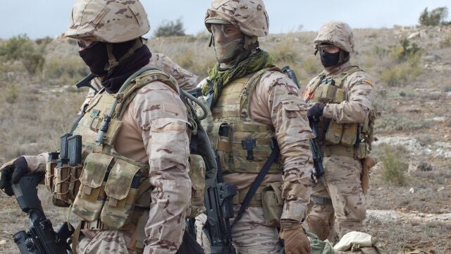 Imagen de archivo de los "boinas verdes" del Ej&eacute;rcito espa&ntilde;ol