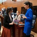 Ayuso y Monasterio en la Asamblea de MadridALBERTO CUÉLLAR/VOX13/02/2020