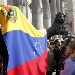 La bandera de Venezuela en el Congreso de los Diputados