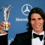 Rafa Nadal, premio Laureus Mejor Promesa del año en 2006