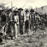 Imagen de soldados cubanos durante una de las marchas en el marco de la guerra con Cuba