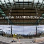 Entrada del nuevo aeropuerto de Berlín