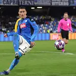 Naples (Italy), 25/02/2020.- José Callejón con el Nápoles. (Liga de Campeones, Italia, Nápoles) EFE/EPA/CESARE ABBATE