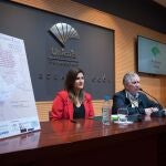 La responsable de Solidaridad Social y Educación de la Fundación Unicaja, Ana Cabrera, y el presidente de la Sociedad Andaluza de Educación Matemática Thales, Salvador Guerrero, presentan la Olimpiada MatemáticaFUNDACIÓN UNICAJA25/02/2020