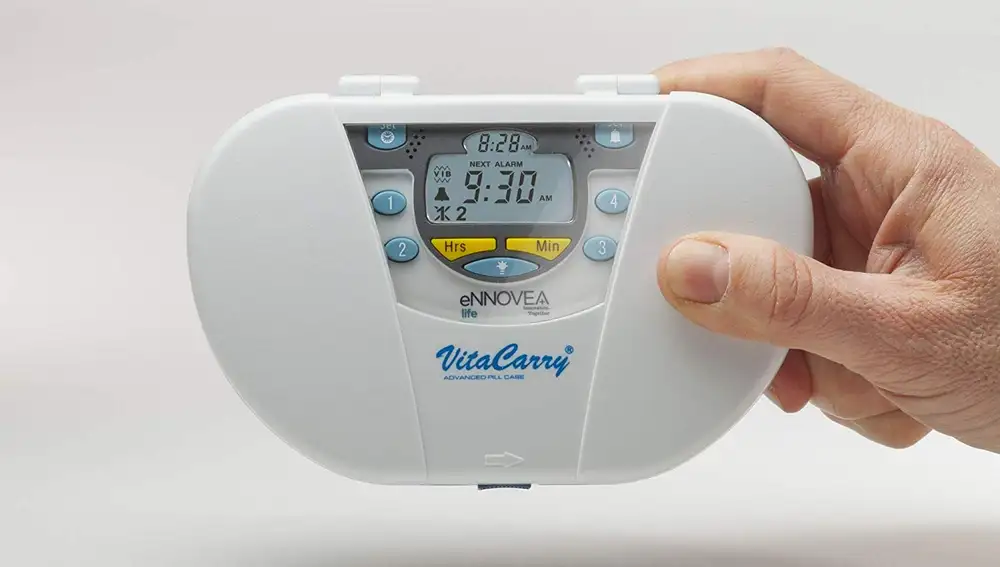 Pastillero con alarma electrónico