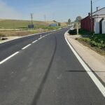 Imagen de la obra finalizada en el tramo A-8064