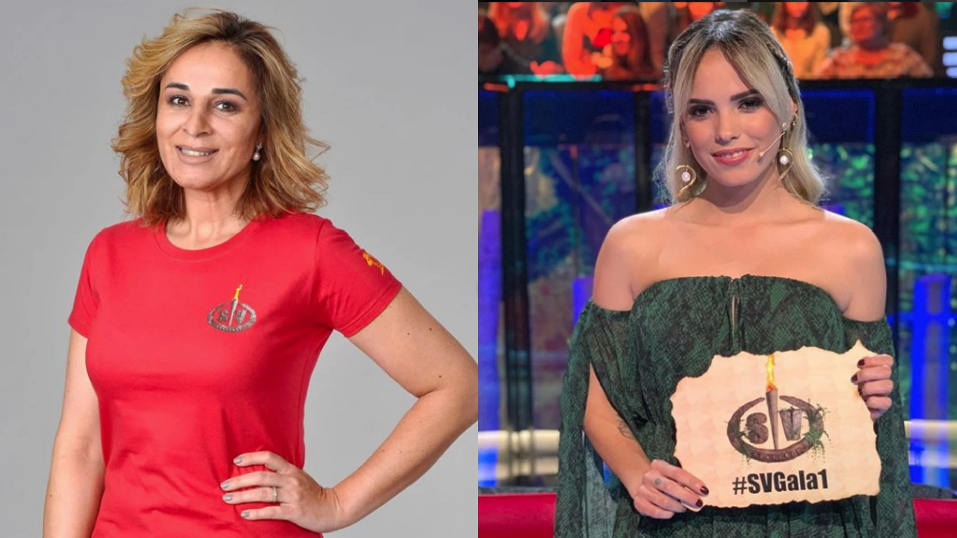 Ana María Aldón y Gloria Camila