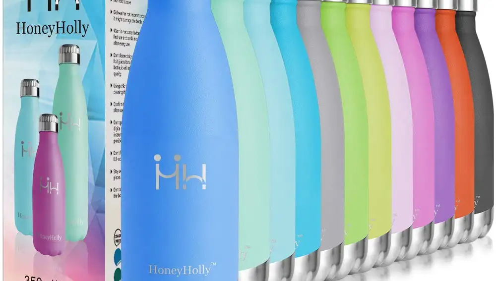 Botella de acero inoxidable más vendida en Amazon