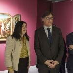 El alcalde de Salamanca, Carlos García Carbayo, inaugura la exposición sobre la pintura flamenca en La Casa Lis antes de la pandemia