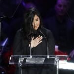 Vanessa Bryant, en el funeral de Kobe