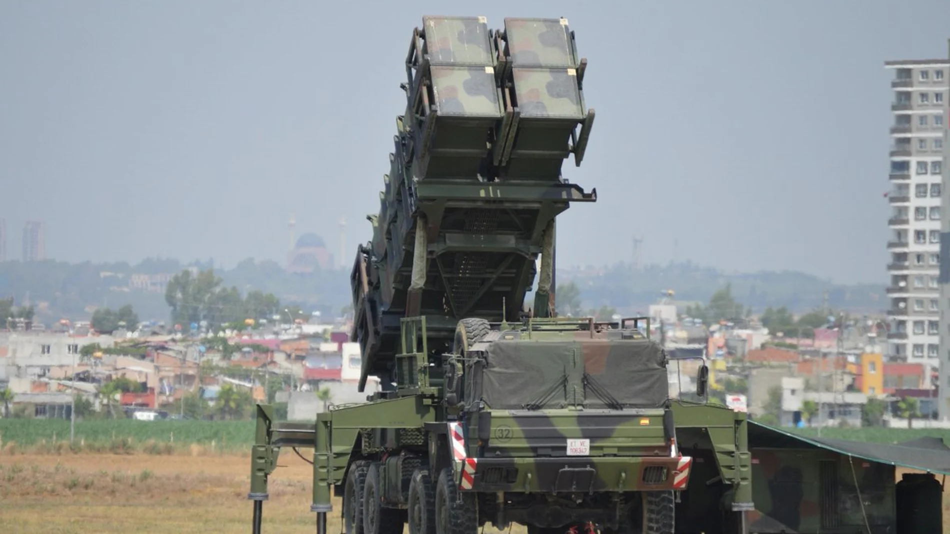 Batería Patriot del Ejército de Tierra en Turquía. Foto: Ministerio de Defensa