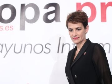 Desayuno Informativo de Europa Press protagonizado por la presidenta del Gobierno de Navarra, Mar&iacute;a Chivite