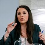La ministra de Igualdad, Irene Montero, durante la rueda de prensa posterior al Consejo de Ministros celebrado en el Palacio de la Moncloa, este martes. EFE/Juan Carlos Hidalgo