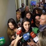 La ministra Irene Montero, ayer en Sevilla