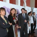Fernández Mañueco, momentos antes del comienzo del encuentro Mujer en Castilla y León
