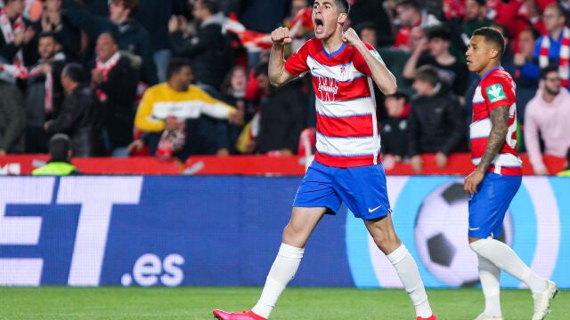 Carlos Fernández con el Granada