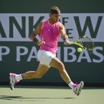 Rafa Nadal, durante el torneo de Acapulco, en pista dura, que ganó