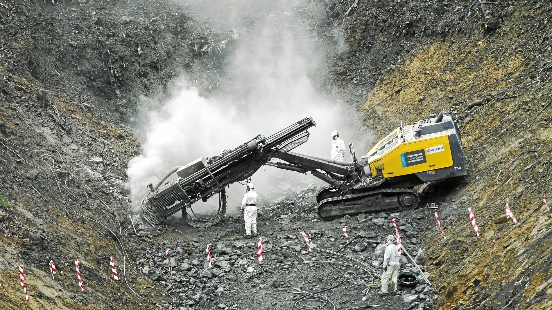 El 6 de febrero se produjo un derrumbe en el vertedero de Zaldibar, cerca de las localidades de Ermua y Eibar