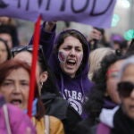 Manifestación del 8 de Marzo, día de la mujer, en Madrid