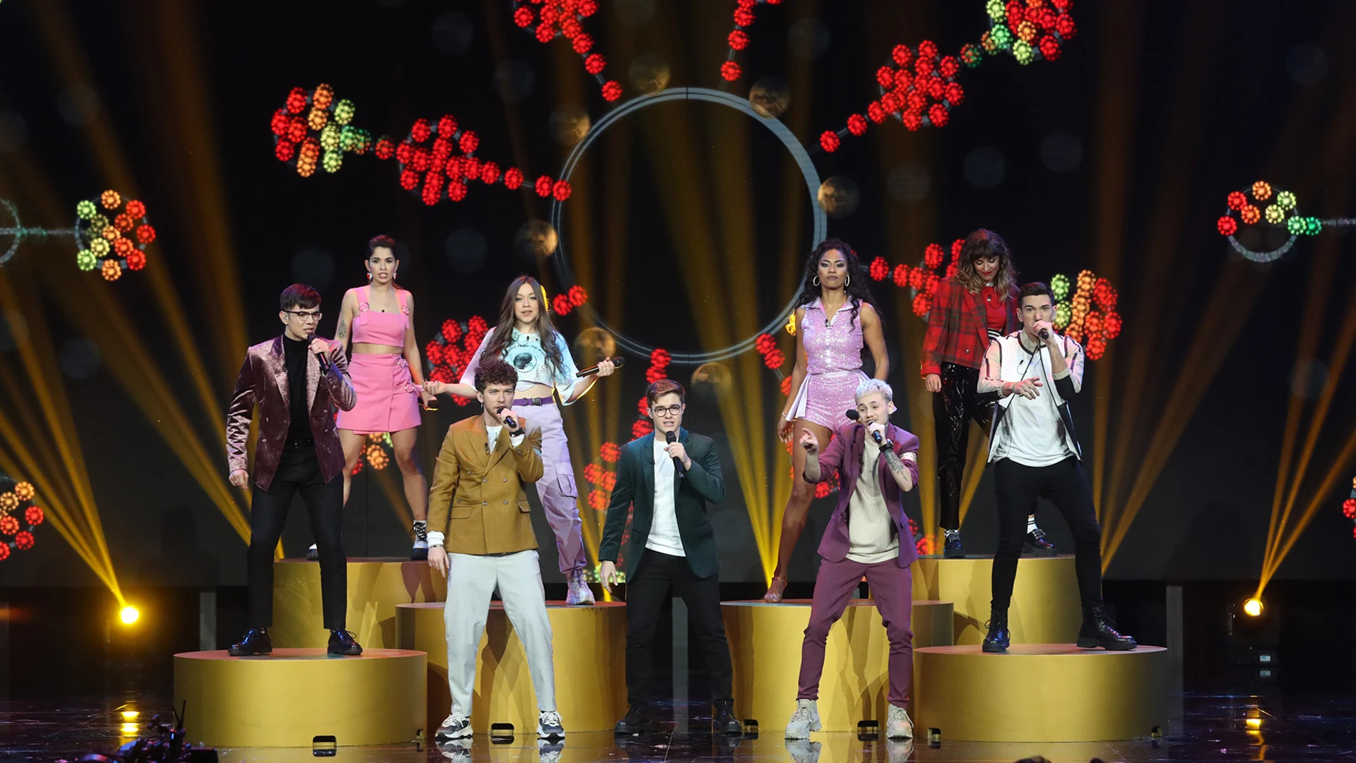 Los concursantes de "Operación Triunfo 2020" durante la Gala 8
