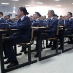 Militares del Ejército del Aire durante una clase