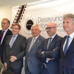 De izquierda a derecha: Francisco Rodríguez Piñero; Rafael Carmona, Francisco Herrero, Luis Lázaro y Ángel Pulido