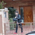 Toño Sanchís en la que fuera su casa de Villanueva del Pardillo