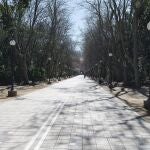 La Policía Municipal de Valladolid ha cerrado el Campo Grande esta mañana para evitar paseos