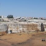 Un asentamientos de temporeros en la provincia de Huelva