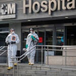 Crisis del coronavirus en el hospital La Paz de Madrid.