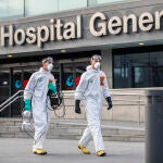 Crisis del coronavirus en el hospital La Paz de Madrid.