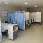 Camas en la zona de Rehabilitación del hospital de GuadalajaraSESCAM19/03/2020