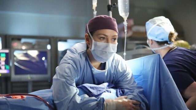 Ellen Pompeo en "Anatomía de Grey"