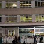 Los médicos de la Fundación Jiménez Díaz agradecen el apoyo recibido. Madrid, 20 de Marzo, 202020 MARZO 2020;HOSPITAL;APLAUSOS;CORONAVIRUSJosefina Blanco / Europa Press21/03/2020