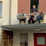 Vecinos de la localidad alemana de Bamberg se solidarizan con las v&iacute;ctimas italianas del coronavirus